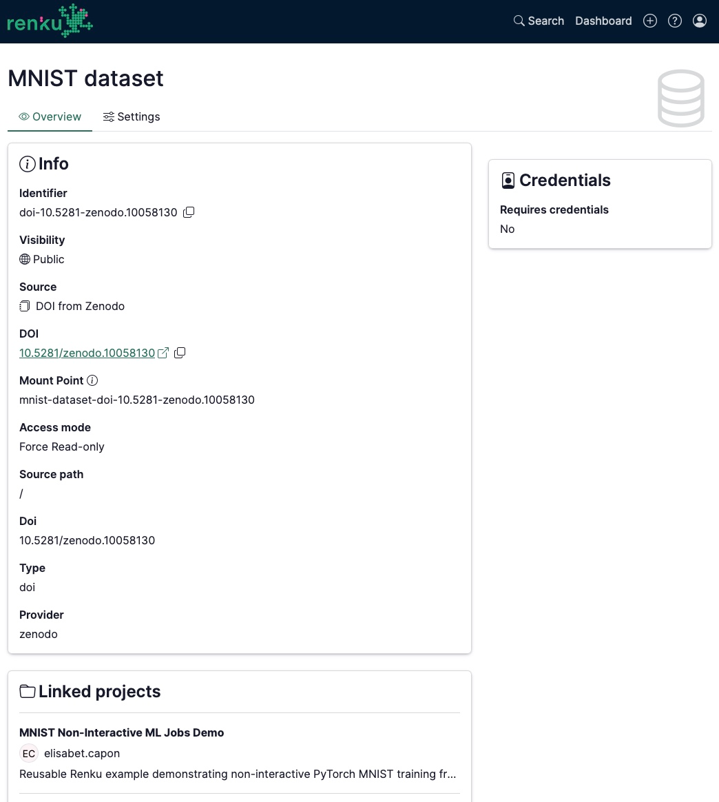 data connector pages
